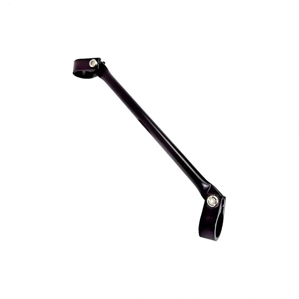 Barra Travessa Barrinha Alumínio Guidão Bike 190mm Preto