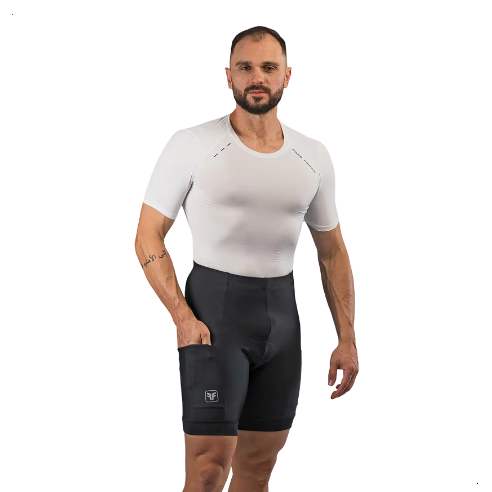 Bermuda Free Force Ciclismo Masculina Basic Tamanho G Preto