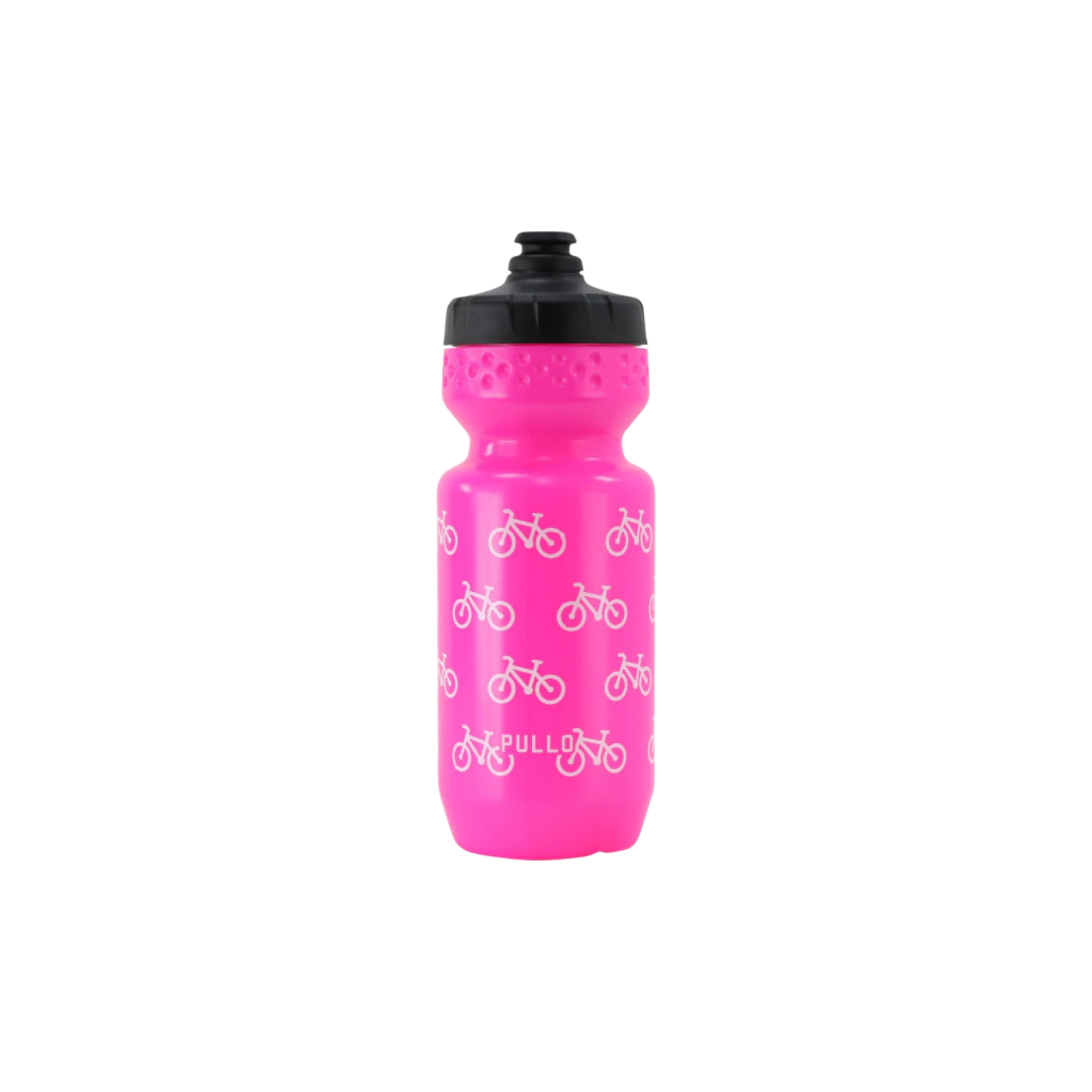 Garrafa Caramanhola Squeeze Hupi Pullo Bike Rosa 600ml