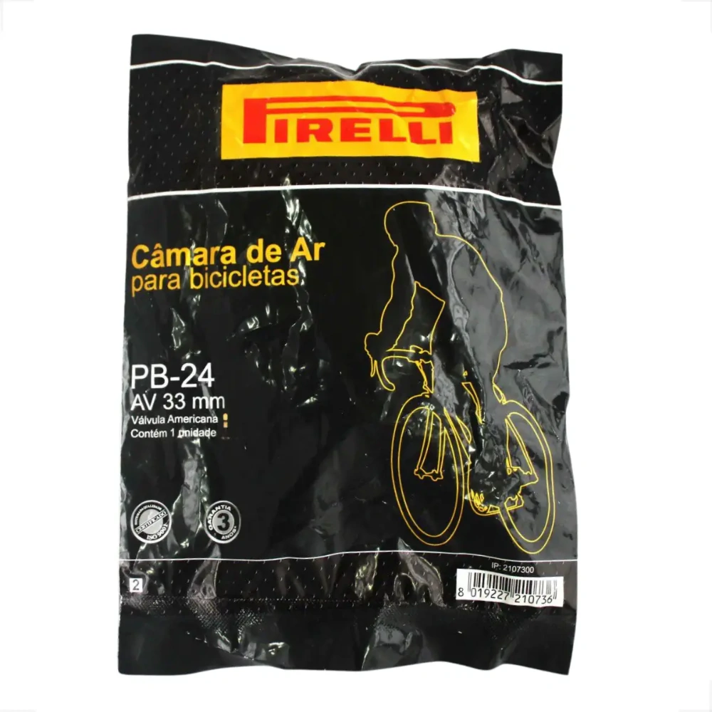Camara Pirelli Pb-24X1,3/8 Cadeira Roda Val. Americana 33mm