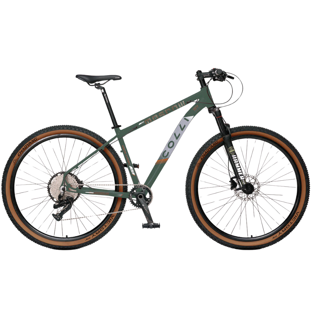 Bicicleta Colli Moscow 12V Tam 19 Verde Militar/Laranja