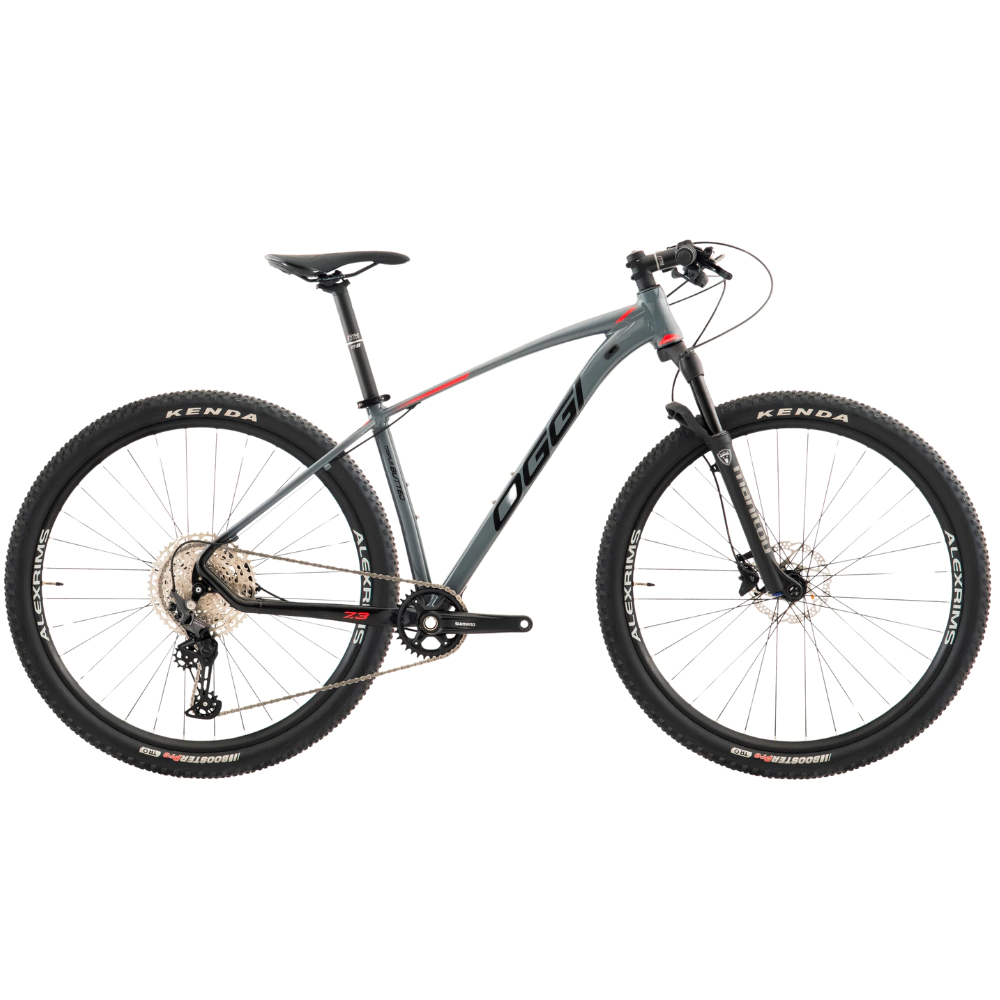 Bicicleta Oggi Big Wheel 7.3 12v Grafite/Preto/Verm Tam19