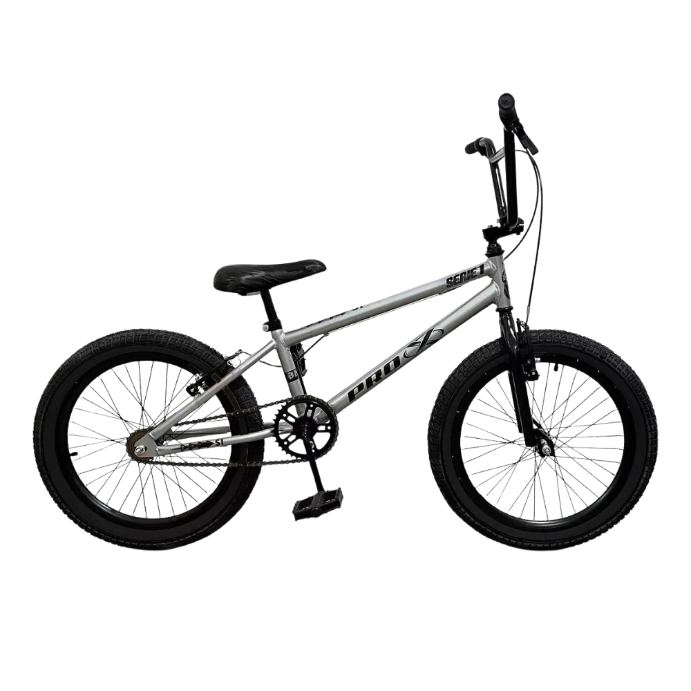 Bicicleta Pro X Velo1 Aro 20 Bmx Vbrake Cinza/Verde