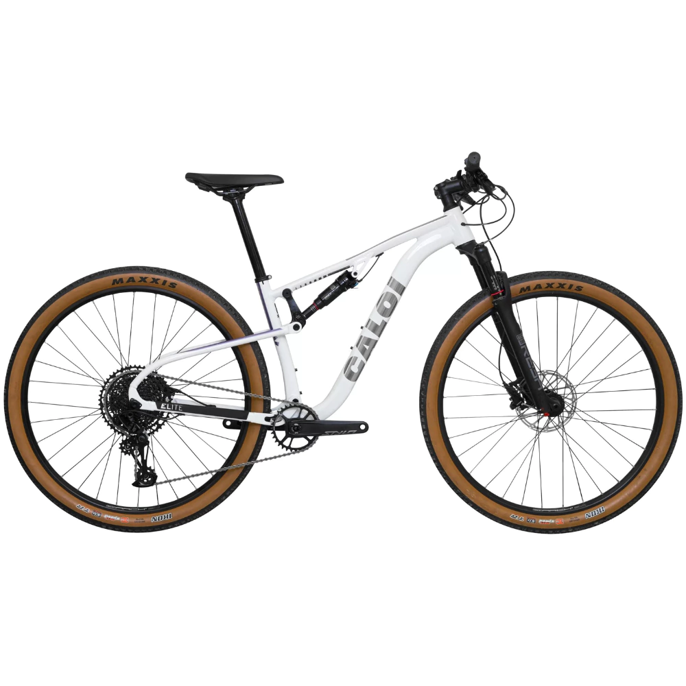 Bicicleta Caloi Elite FS 2024 12V Alumínio Tam L Branco