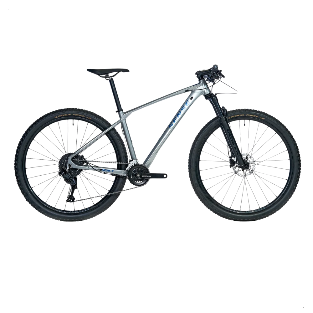Bicicleta Sense React Pro Titanio/Azul Turquesa Tam S 2025