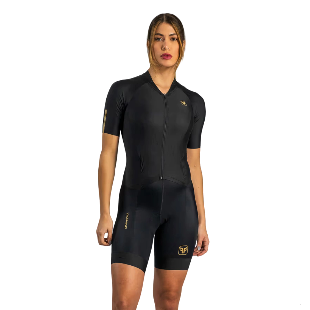 Macaquinho Free Force Feminino Training Black Tamanho M