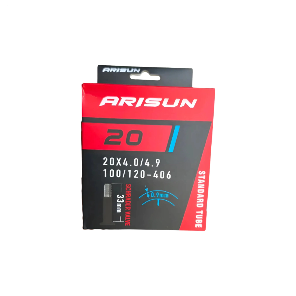 Camara Arisun 20x4.0/4.9 E-bike Valvula Americana/Grossa