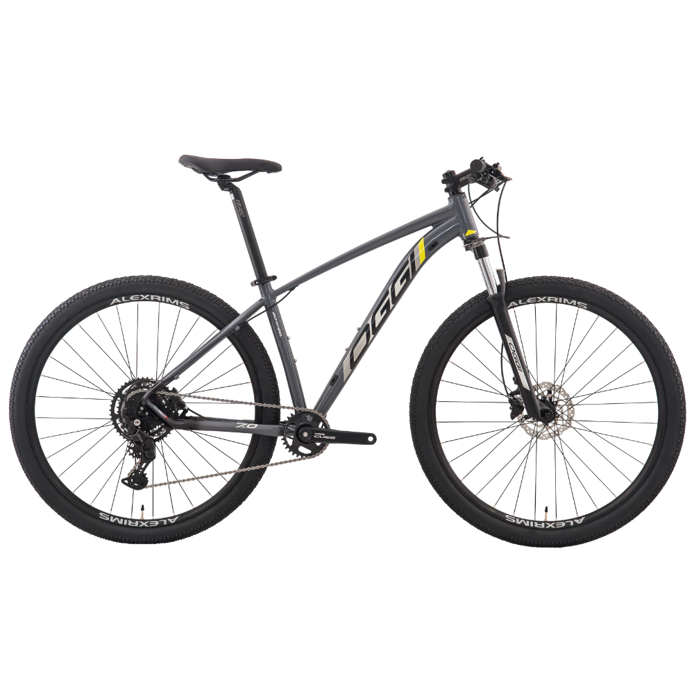 Bicicleta Oggi Big Wheel 7.0 Cues 9v Grafit/Pret/Amar Tam 17