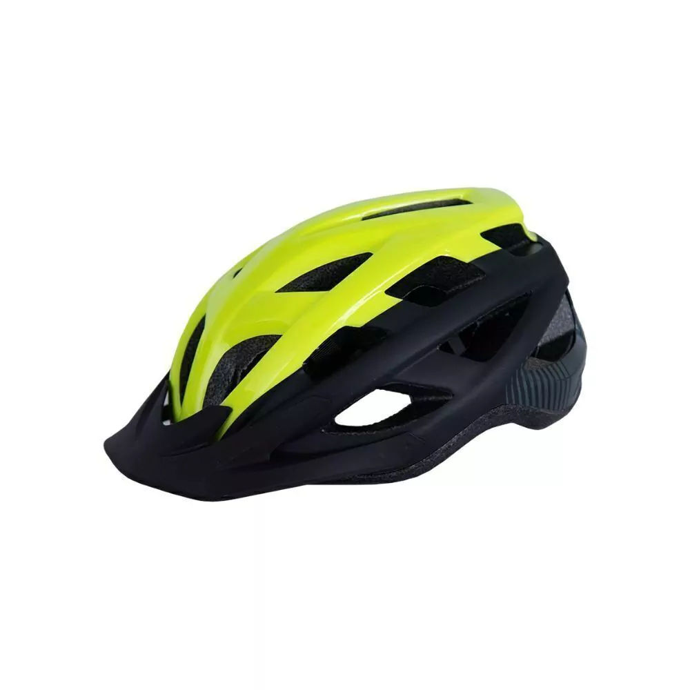 Capacete Asw Bike Fun Amarelo Fluor c/ Preto Tam. G/Gg