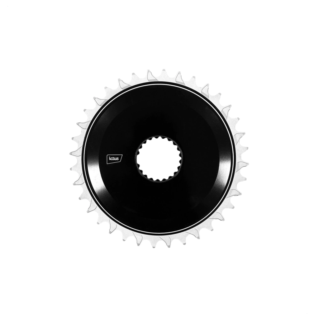 Coroa Ictus Direct Sh 0mm Aero 34T Black Compativel Shimano