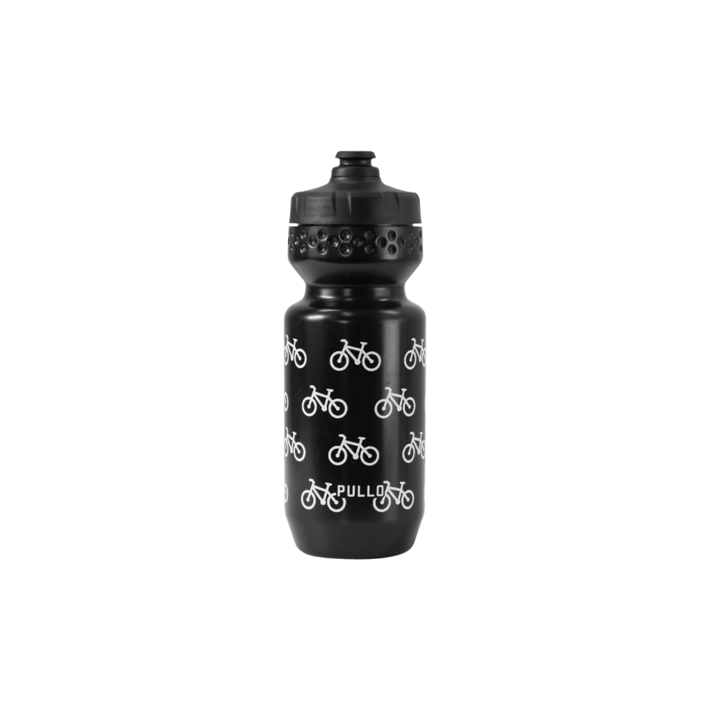 Garrafa Caramanhola Squeeze Hupi Pullo Bike Preto 600ml