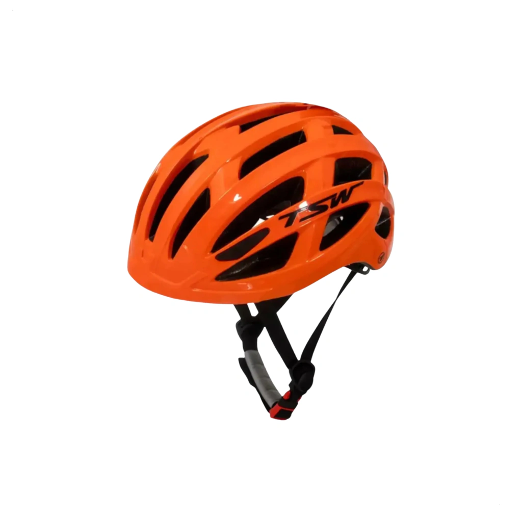 Capacete Tsw Team 3 T54/59 Bike Mtb Ciclismo Speed Laranja