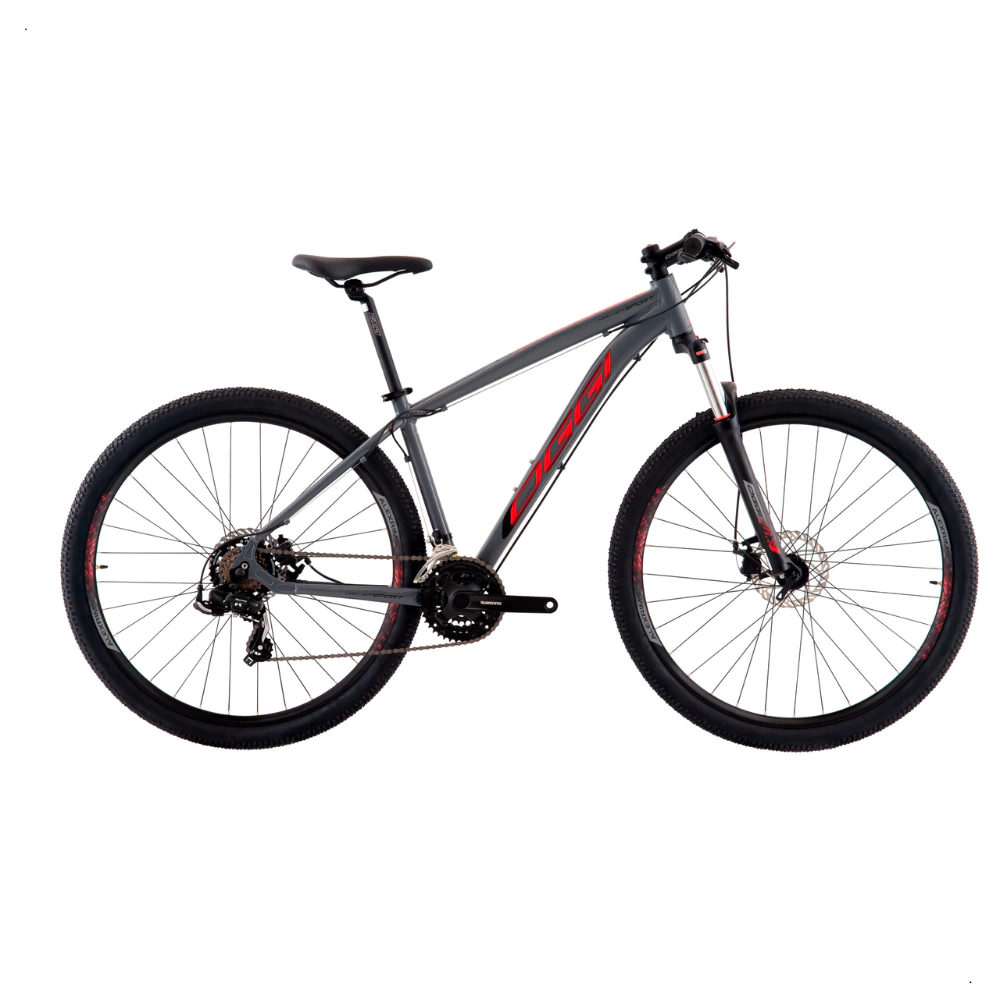 Bicicleta Oggi Hacker Sport Grafite/Verde/Preto Tam 17