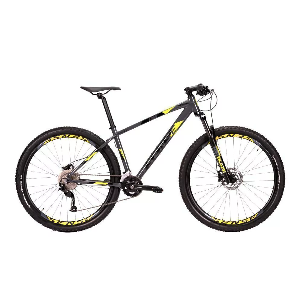 Bicicleta Sense Fun Evo 2023 Cinza/Amarelo Tam M