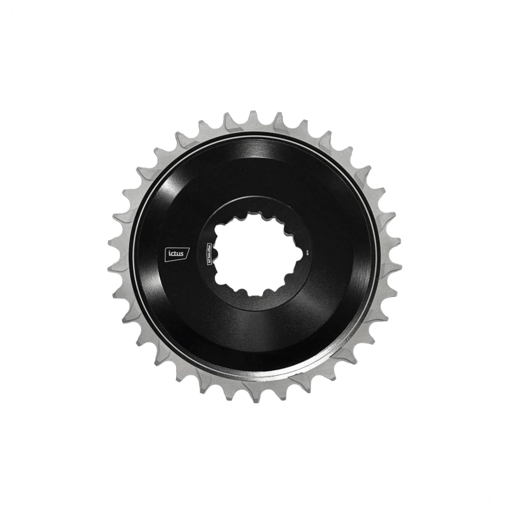 Coroa Ictus Direct 3 3mm Aero 38T Black Sram 3 parafusos