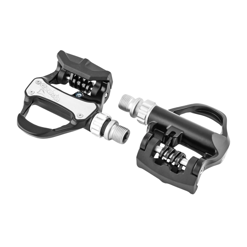 Pedal Venzo 9/16 Speed Aluminio Rvx Selado Taquinho Preto