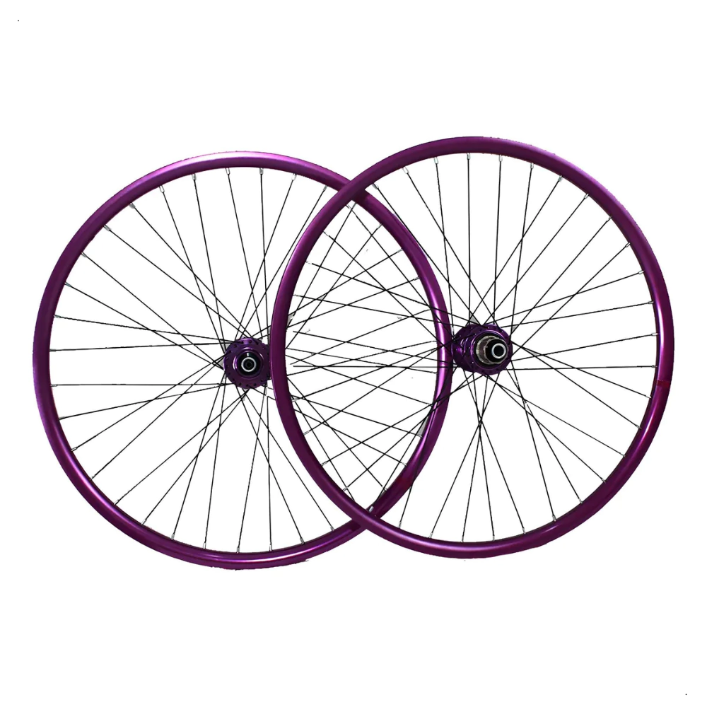 Par Rodas 26 Gta Cubo Alumínio + Cassete Dingle 13d Roxo