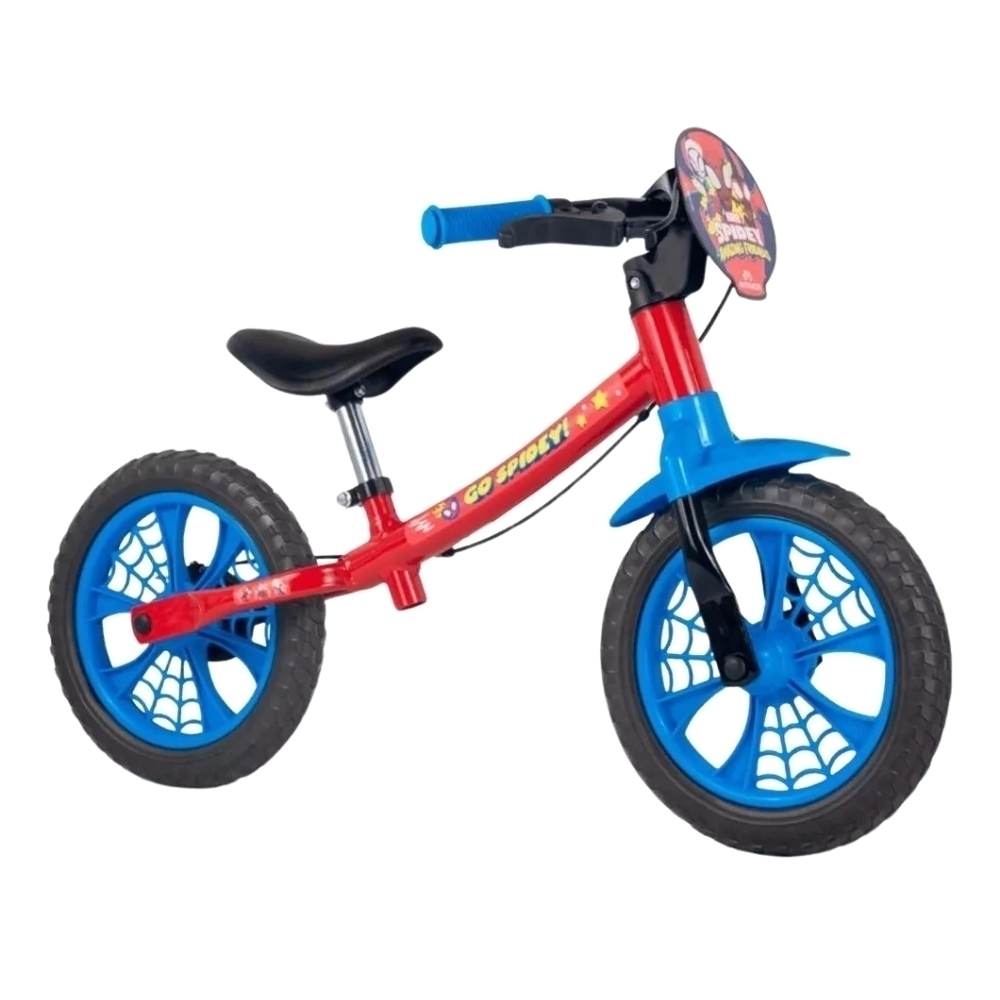 Bicicleta Balance Equilíbrio Nathor Spider Man Vermelho