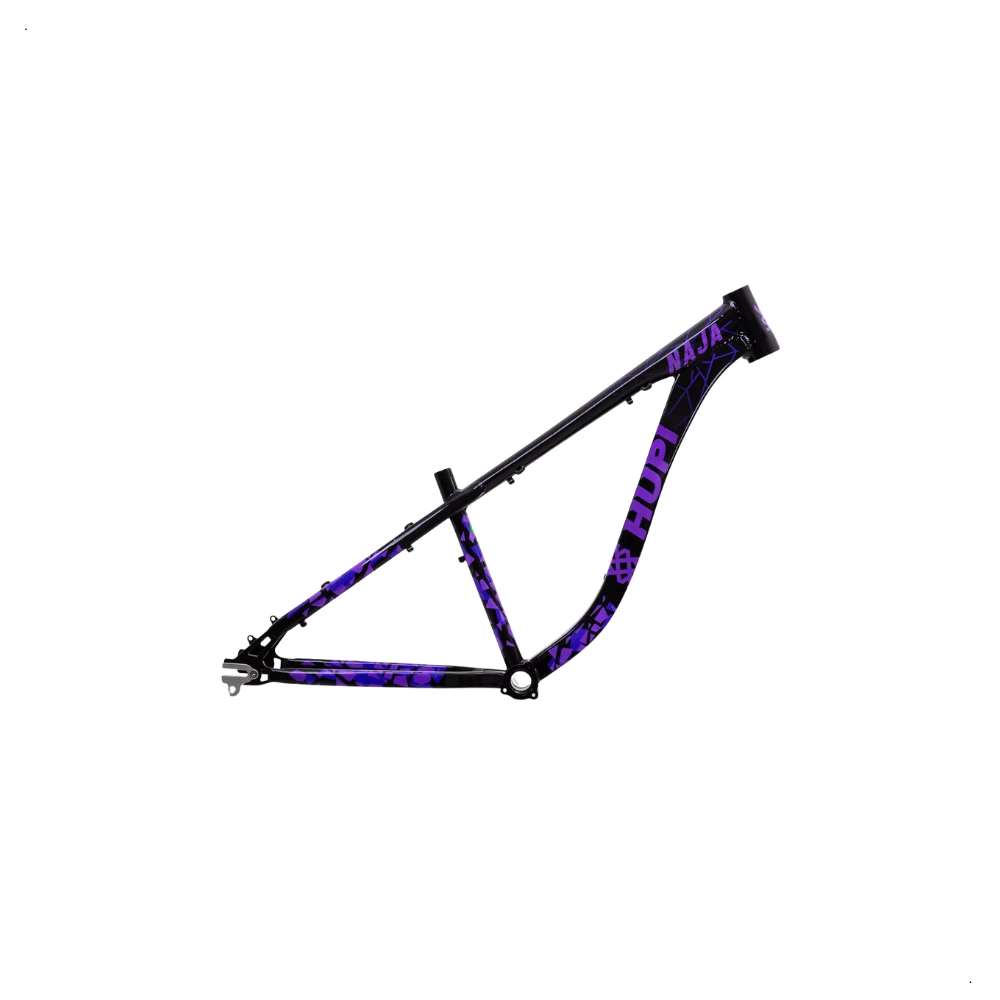 Quadro Hupi Naja v9 Roxo/Preto Gancheira Horizontal 2025