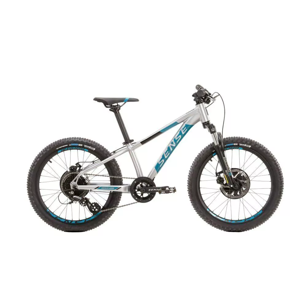 Bicicleta Sense Grom 20 2023 Cinza/Aqua Tam Unico