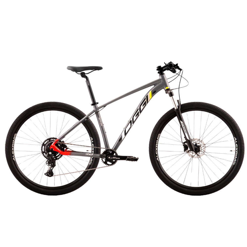 Bicicleta Oggi Big Wheel 7.0 Cues 9v Graf/Verm/Amar Tam 19