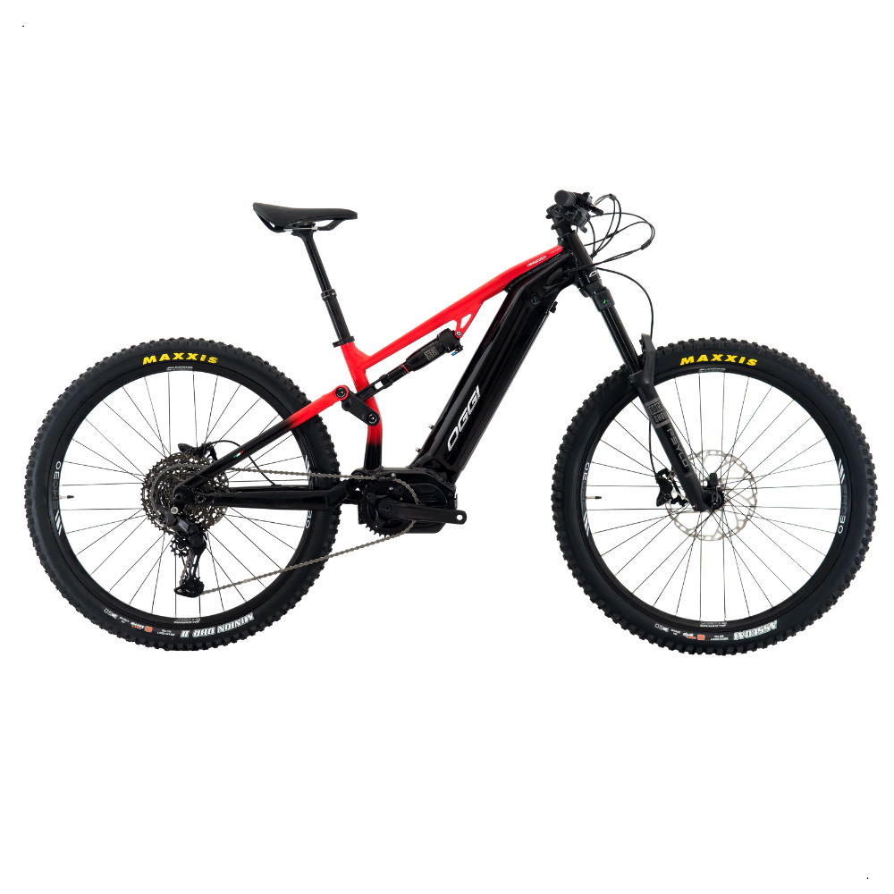 Bicicleta Eletrica Oggi Razzo T-130 Preto/Vermelho M 2025