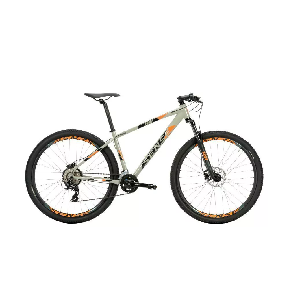Bicicleta Sense Fun Comp 2023 Cinza/Laranja Tam M